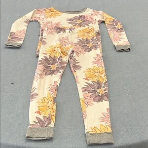 Charming Floral Kids Pajama Set